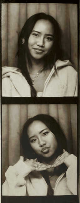 Photo booth strip of me!